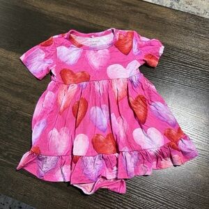 Posh Peanut Heart  Baby Dress